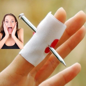 Nail Through Finger Practical Joke Toy